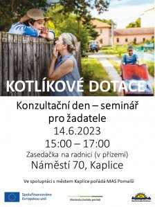 Kotlkov dotace - semin 14.06.2023, Kaplice