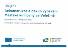 PROJEKT - Rekonstrukce a nkup vybaven Mstsk knihovny ve Velen