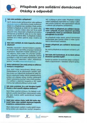 Pspvek pro solidrn domcnost - otzky a odpovdi